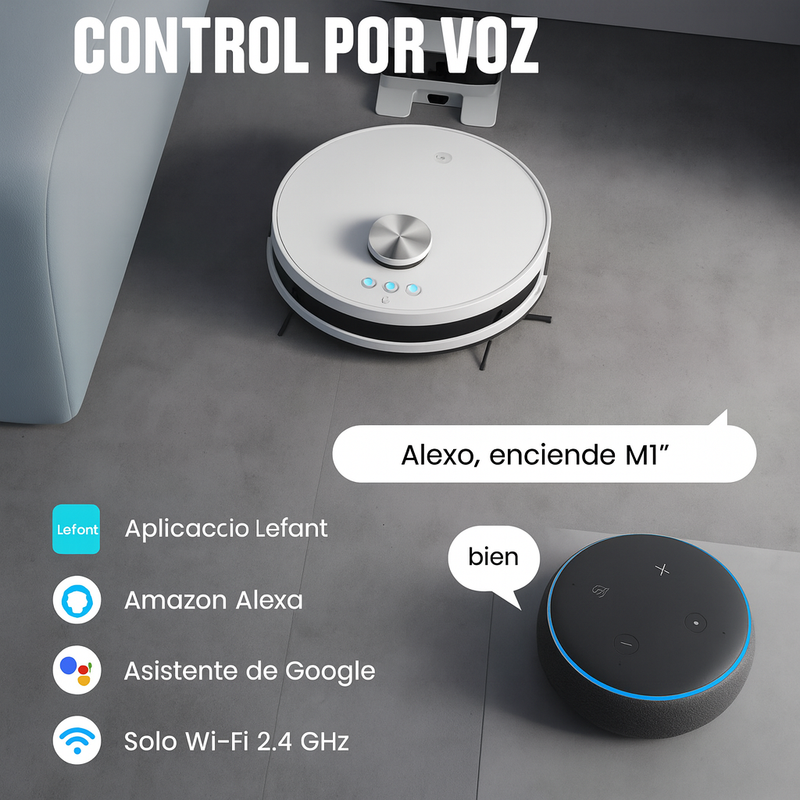 Aspiradora Robot Inteligente CleanPro™ S20 Plus – 3 en 1
