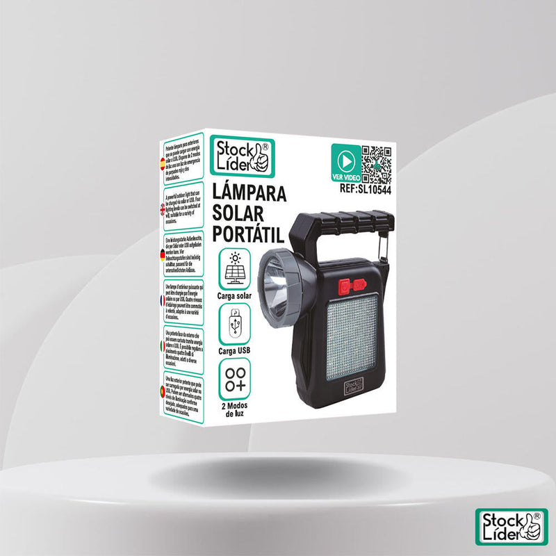 Lámpara solar portátil